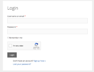 Google Recaptcha - WPUM login