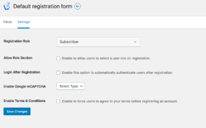 Google Recaptcha - WPUM subscriber setting