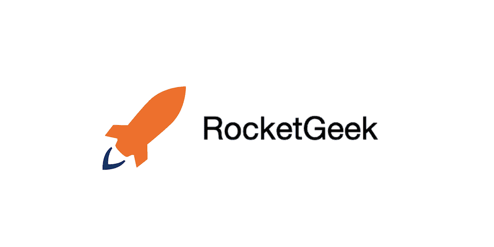 The RocketGeek logo.
