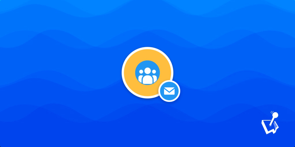 The Groups addon icon with an envelope for invitations